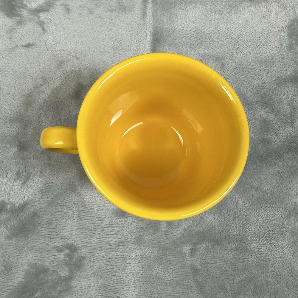 Fiesta Fiestaware Homer Laughlin Ring Handled Mug Daffodil NWOT - Picture 3 of 4